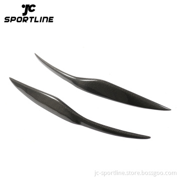 Carbon Fiber Eyebrow Headlight Cover for Ford Fiesta 2009-2012